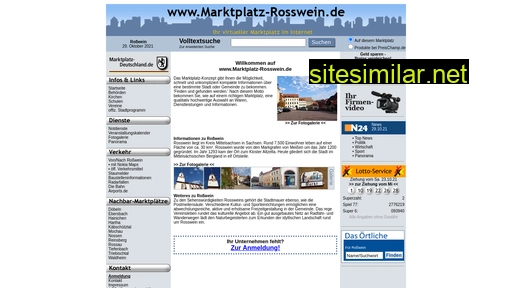marktplatz-rosswein.de alternative sites