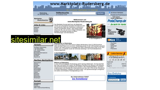 marktplatz-rudersberg.de alternative sites