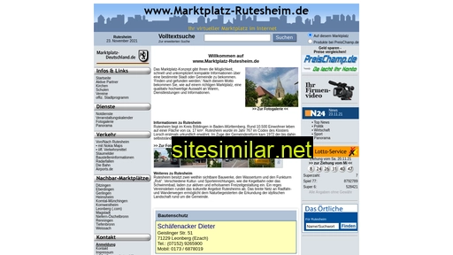 marktplatz-rutesheim.de alternative sites