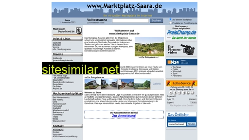 marktplatz-saara.de alternative sites