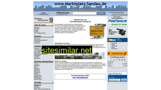 marktplatz-sandau.de alternative sites