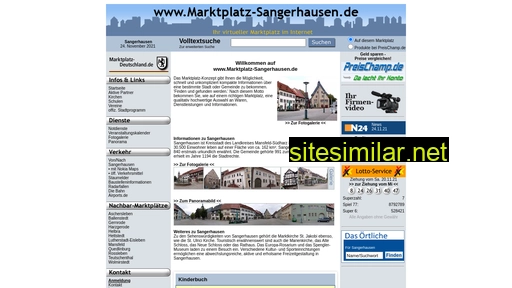 Marktplatz-sangerhausen similar sites