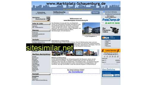 marktplatz-schauenburg.de alternative sites
