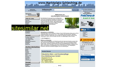 marktplatz-schleching.de alternative sites