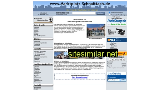 Marktplatz-schnaittach similar sites