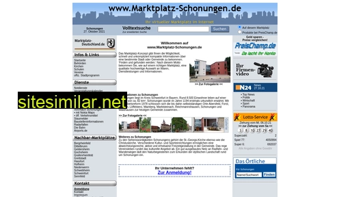 marktplatz-schonungen.de alternative sites