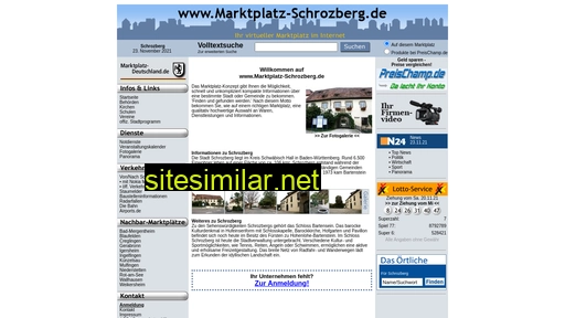 Marktplatz-schrozberg similar sites