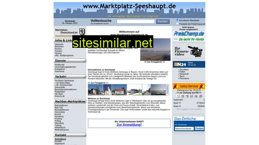 marktplatz-seeshaupt.de alternative sites