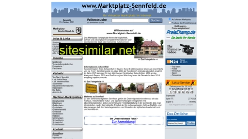 marktplatz-sennfeld.de alternative sites