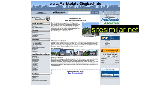 Marktplatz-siegbach similar sites
