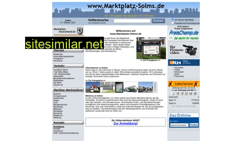 marktplatz-solms.de alternative sites