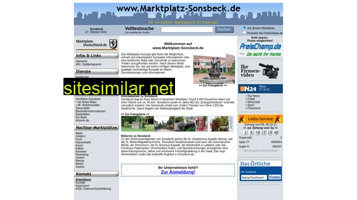 marktplatz-sonsbeck.de alternative sites