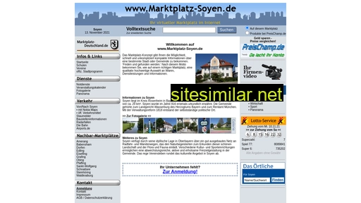 Marktplatz-soyen similar sites