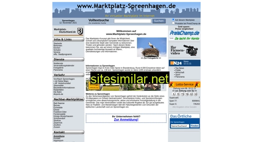 Marktplatz-spreenhagen similar sites