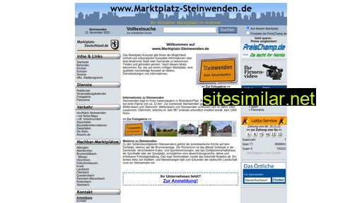 marktplatz-steinwenden.de alternative sites