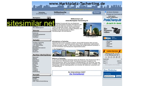 marktplatz-tacherting.de alternative sites