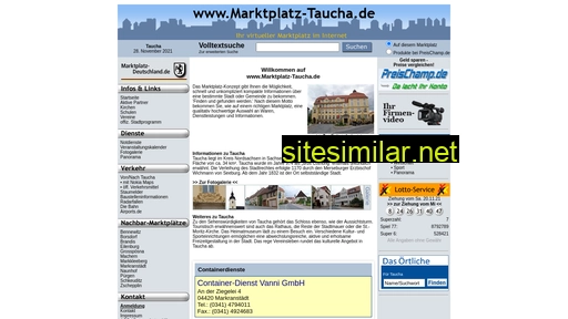 marktplatz-taucha.de alternative sites