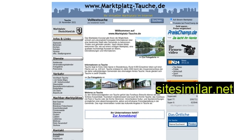 marktplatz-tauche.de alternative sites