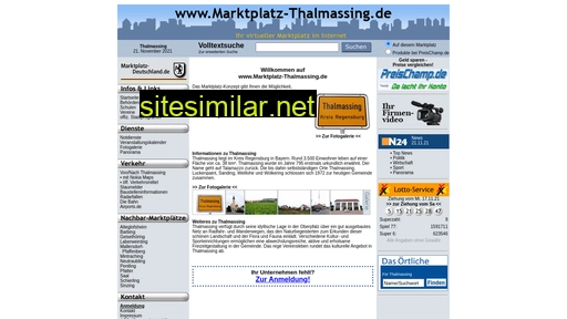 marktplatz-thalmassing.de alternative sites