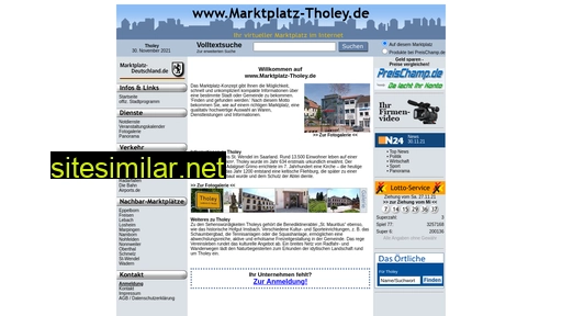 marktplatz-tholey.de alternative sites