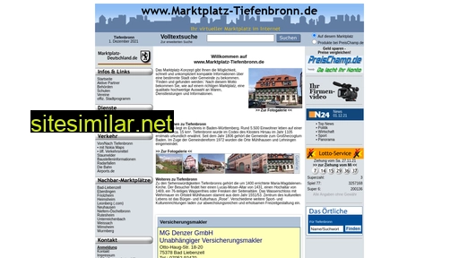 marktplatz-tiefenbronn.de alternative sites