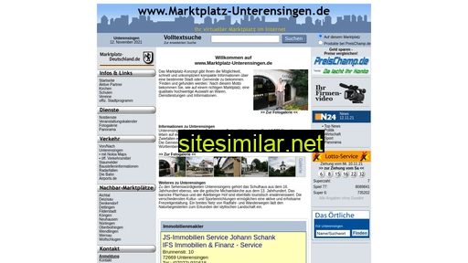 marktplatz-unterensingen.de alternative sites