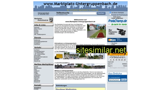 marktplatz-untergruppenbach.de alternative sites