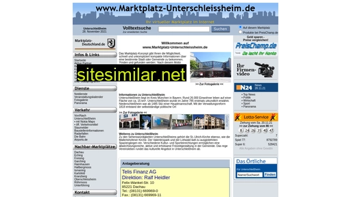 marktplatz-unterschleissheim.de alternative sites