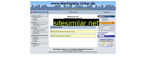 marktplatz-urbar.de alternative sites