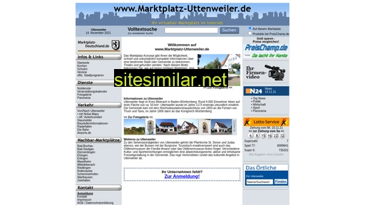 marktplatz-uttenweiler.de alternative sites