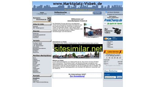 marktplatz-visbek.de alternative sites