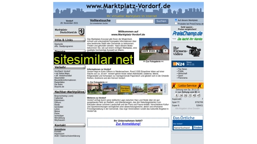 marktplatz-vordorf.de alternative sites