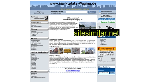 Marktplatz-waging similar sites