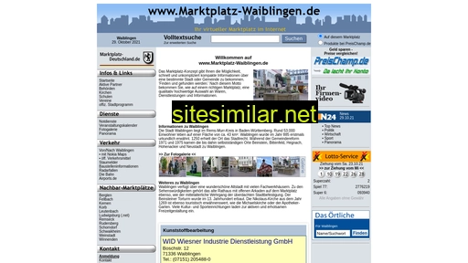 marktplatz-waiblingen.de alternative sites