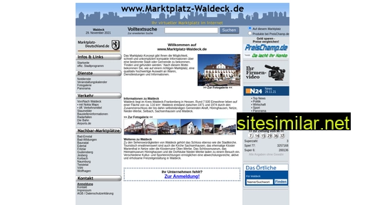 marktplatz-waldeck.de alternative sites