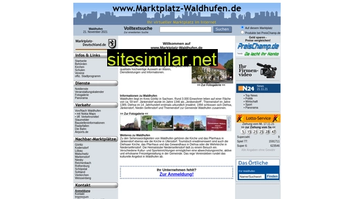 marktplatz-waldhufen.de alternative sites