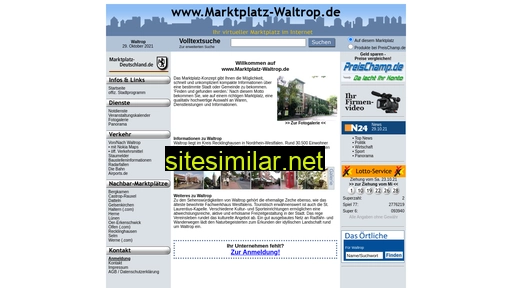 marktplatz-waltrop.de alternative sites