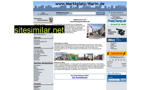 Marktplatz-warin similar sites