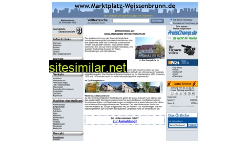 marktplatz-weissenbrunn.de alternative sites