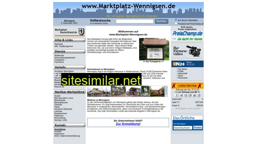 marktplatz-wennigsen.de alternative sites