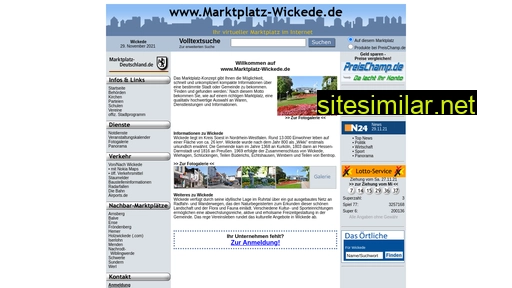 marktplatz-wickede.de alternative sites