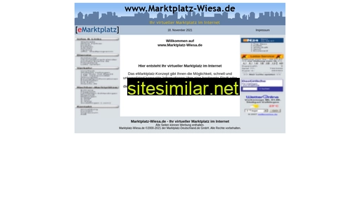 marktplatz-wiesa.de alternative sites