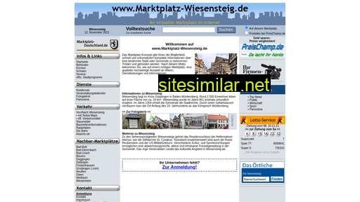 marktplatz-wiesensteig.de alternative sites