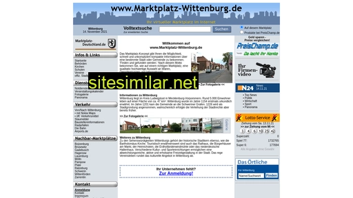 Marktplatz-wittenburg similar sites