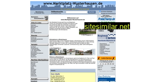 marktplatz-wusterhausen.de alternative sites