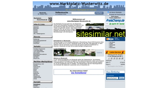 Marktplatz-wusterwitz similar sites