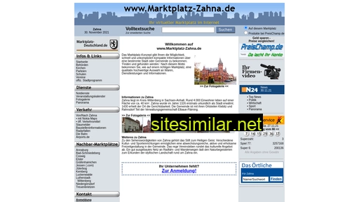 marktplatz-zahna.de alternative sites
