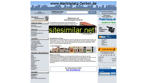 Marktplatz-zerbst similar sites