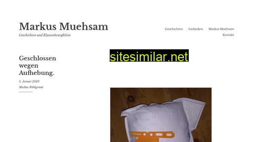 markus-muehsam.de alternative sites