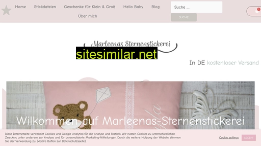 Marleenas-sternenstickerei similar sites